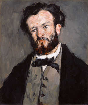Paul Cezanne, Portrait of Anthony Valabregue, Painting on canvas