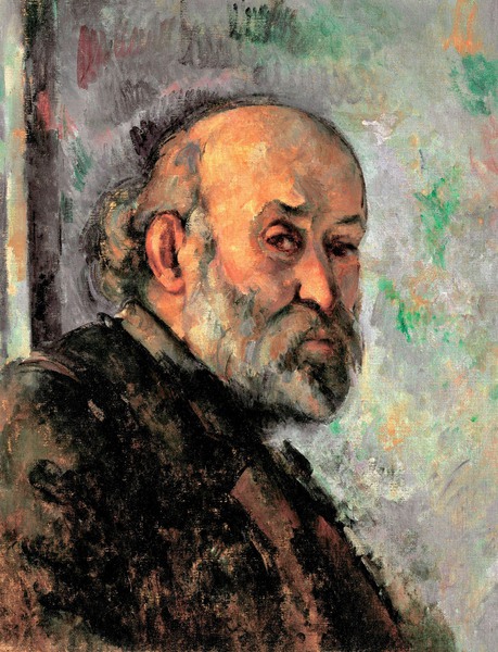 Portrait of Paul Cezanne. The painting by Paul Cezanne
