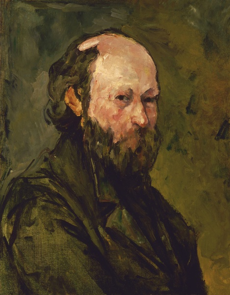 Self Portrait, Paul Cezanne. The painting by Paul Cezanne