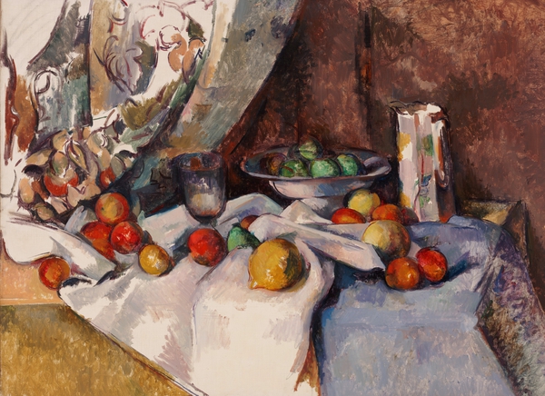 Still Life: Nature Morte. The painting by Paul Cezanne