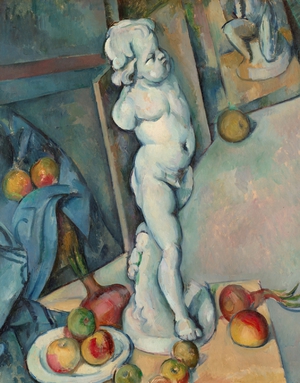 Paul Cezanne, Still life with Plaster Cupid, Painting on canvas