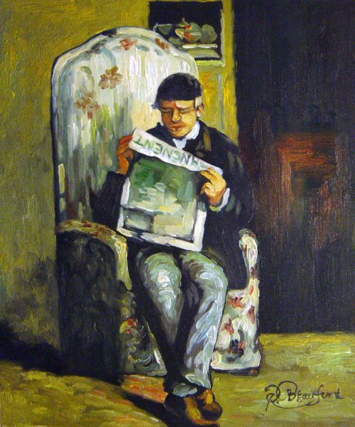 The Artist&#39s Father. The painting by Paul Cezanne