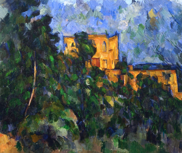 The Chateau Noir, 1903-1904. The painting by Paul Cezanne