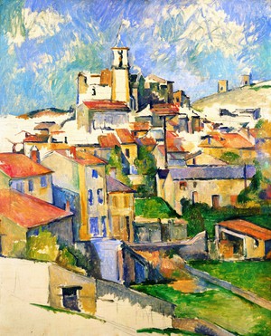 The Gardanne, Paul Cezanne, Art Paintings