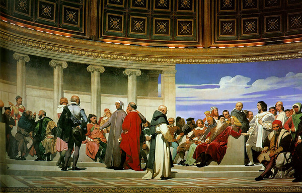 Hemicycle 2. The painting by Paul Delaroche