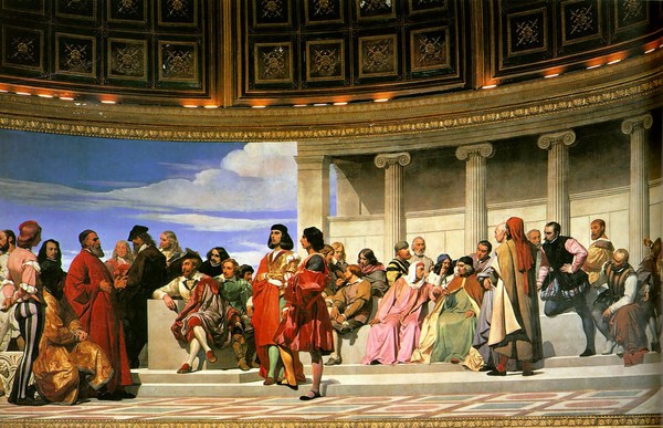 Hemicycle 3. The painting by Paul Delaroche