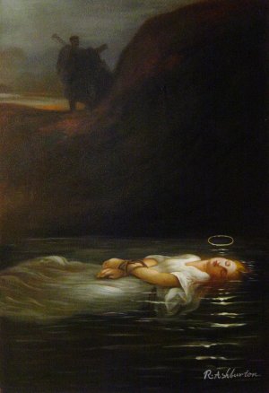 Reproduction oil paintings - Paul Delaroche - Young Christian Martyr