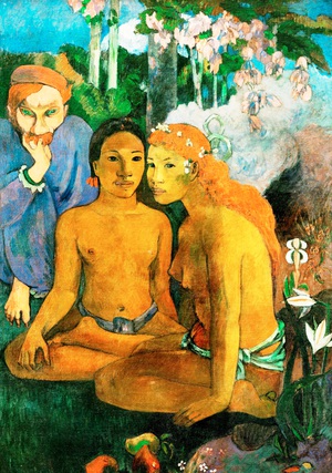 Reproduction oil paintings - Paul Gauguin - Contes Barbares (Barbarian Tales )