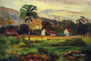 Reproduction oil paintings - Paul Gauguin - Haere Mai