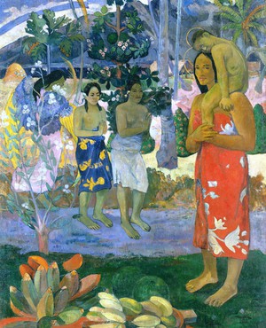 Paul Gauguin, Hail Mary, La Orana Maria , Painting on canvas