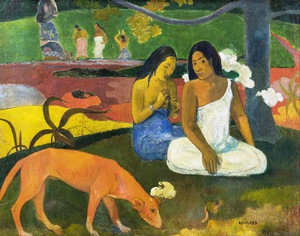 Reproduction oil paintings - Paul Gauguin - Joyfulness, Arearea 