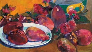 Paul Gauguin, Nature Morte Aux Mangos, Painting on canvas