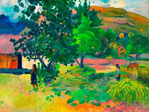 Paul Gauguin, Te Fare (La Maison), Painting on canvas
