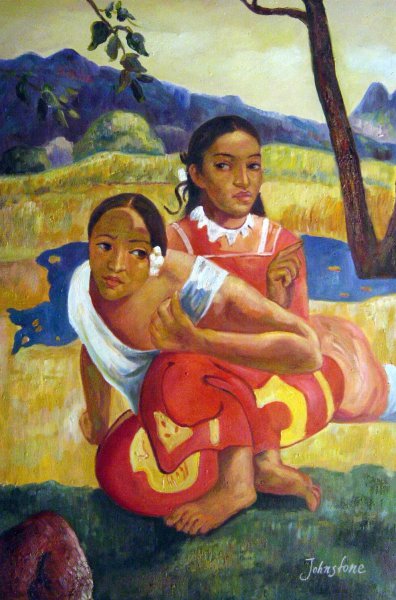 When Will You Marry. The painting by Paul Gauguin