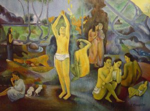 Paul Gauguin, Where Do We Come From, What Are We, Where Are We?, Painting on canvas