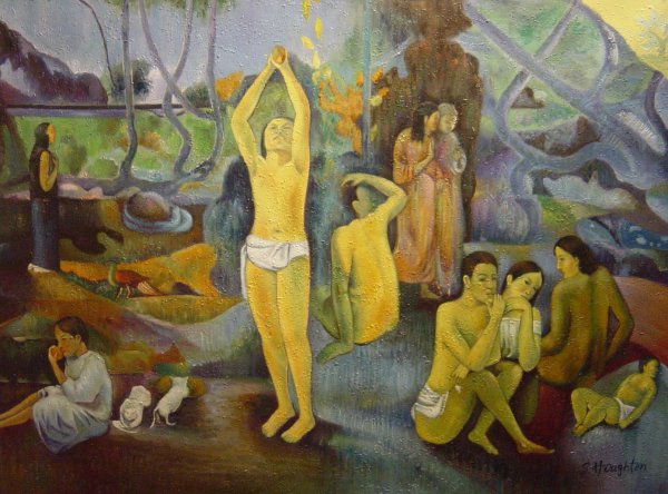 Where Do We Come From, What Are We, Where Are We?. The painting by Paul Gauguin