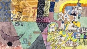 Paul Klee, Asian Entertainers, 1919, Art Reproduction