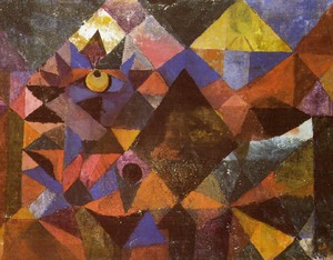 Paul Klee, Caco Demoniaque, 1916, Painting on canvas
