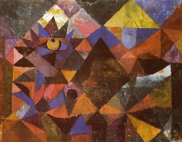 Caco Demoniaque, 1916. The painting by Paul Klee