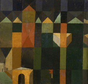 Paul Klee, City of Towers, 1916, Painting on canvas
