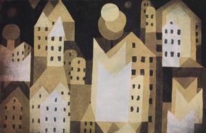 Paul Klee, Cold City, 1921, Art Reproduction