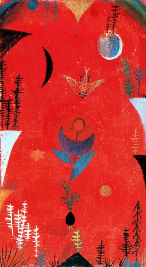 Paul Klee, Flower Myth, 1918, Painting on canvas