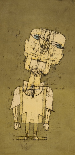 Paul Klee, Gespenst Eines Genies [Ghost of a Genius], 1922, Painting on canvas