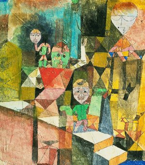 Reproduction oil paintings - Paul Klee - Introducing the Miracle 1, 1916