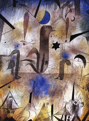 Paul Klee, The Sirens of Ships, 1917, Painting on canvas