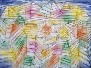 Paul Klee, Theater-Mountain-Construction, 1920, Art Reproduction