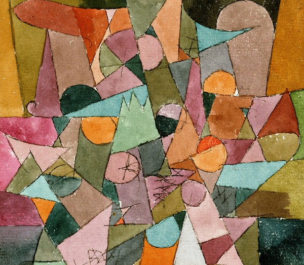 Untitled, 1914. The painting by Paul Klee