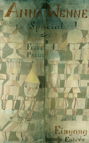 Paul Klee, Window Display for Lingerie, 1922, Painting on canvas