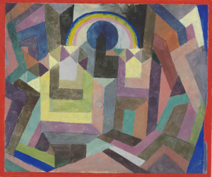 Paul Klee, With the Rainbow, 1917, Painting on canvas