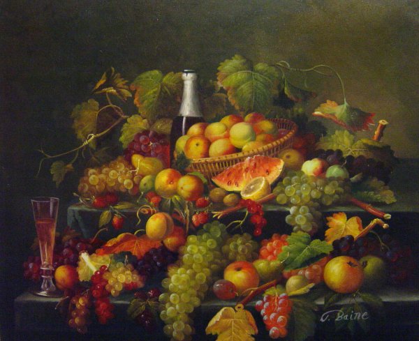 A Nature's Bounty I. The painting by Paul Lacroix