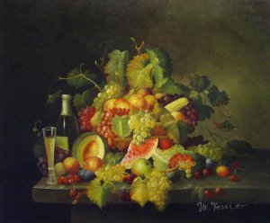 Paul Lacroix, Nature's Bounty II, Painting on canvas