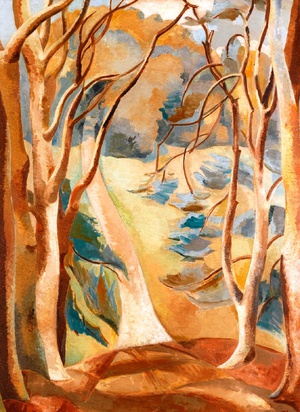 Paul Nash, Path, 1922, Painting on canvas
