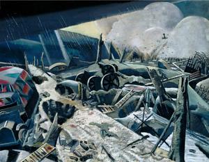 Paul Nash, The Void, 1918, Painting on canvas