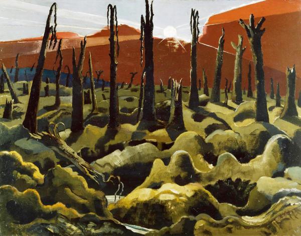 We are Making a New World, 1918. The painting by Paul Nash
