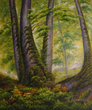 Paul Ranson, Three Beeches, Painting on canvas