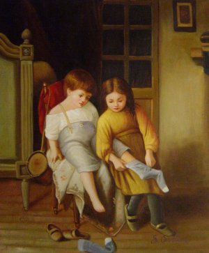 Reproduction oil paintings - Paul Seignac - Helping Hands