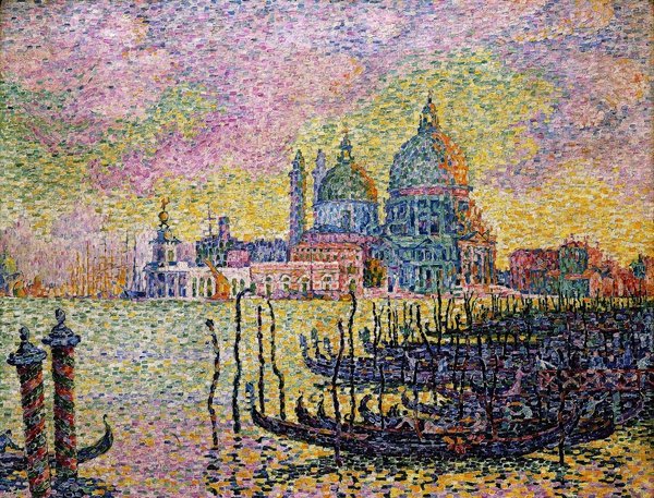 Grand Canal (Venice), 1905. The painting by Paul Signac