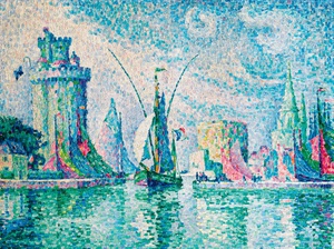 Paul Signac, Les Tours Vertes, La Rochelle, 1913, Painting on canvas