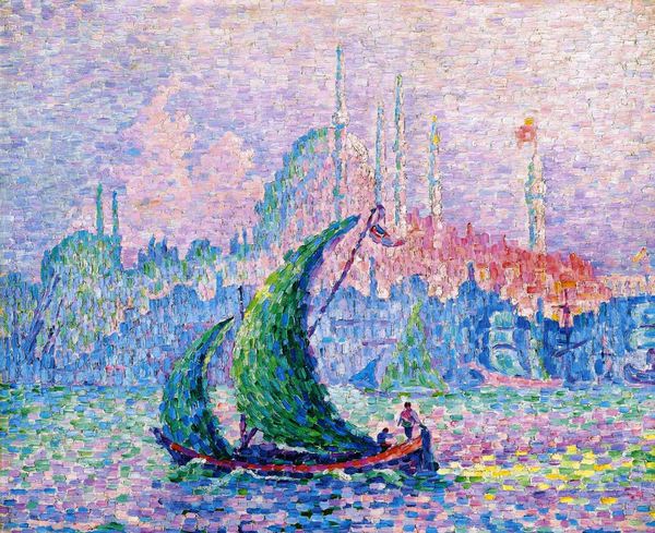 The Golden Horn, 1907. The painting by Paul Signac