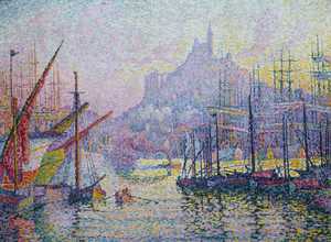 Paul Signac, The Port of Marseilles, 1902, Art Reproduction