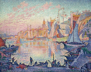 Paul Signac, The Port of Saint-Tropez, 1901, Art Reproduction