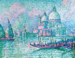 Paul Signac, Venice, La Salute, 1908, Painting on canvas