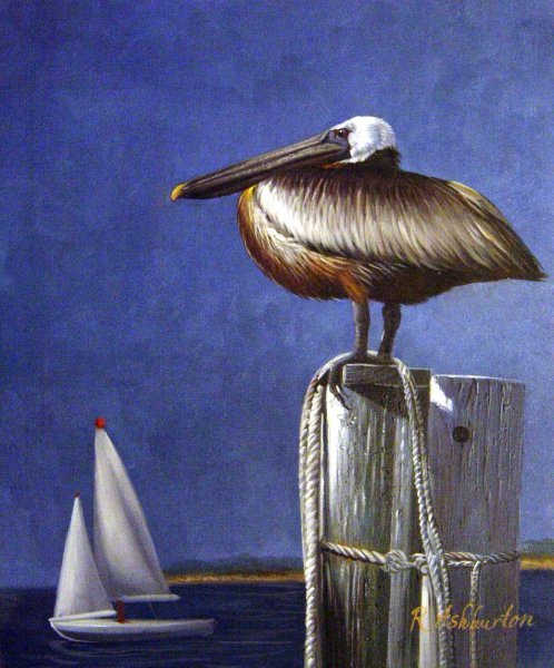 Pelican Watch. The painting by Our Originals