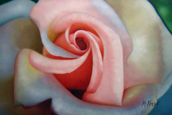 Perfect Pink Rose. The painting by Our Originals