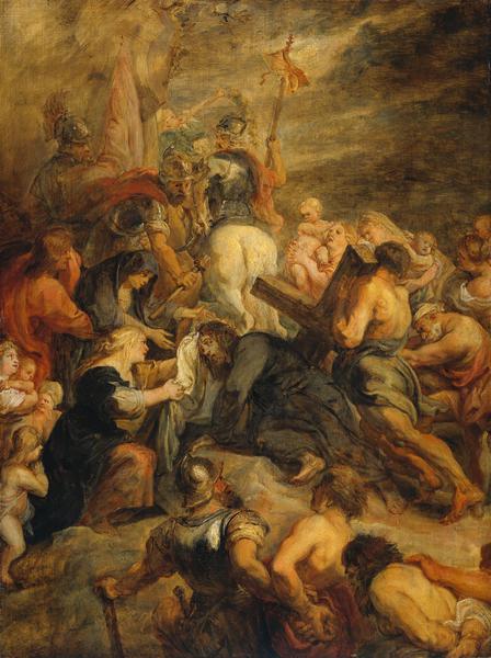 Christ Carrying The Cross. The painting by Peter Paul Rubens