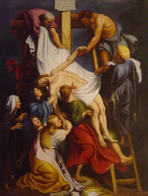 Famous paintings of Religious: Descent From The Cross